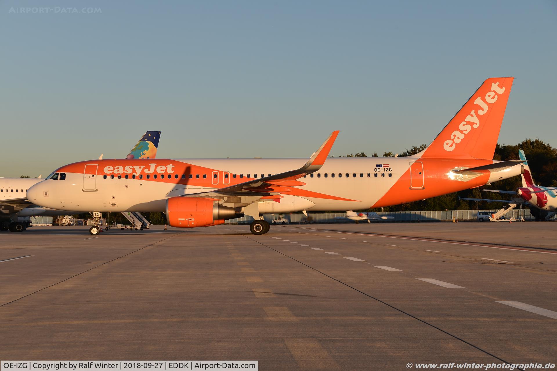 OE-IZG, 2015 Airbus A320-214 C/N 6856, Airbus A320-214(W) - EC EJU easyJet Europe - 6856 - OE-IZG - 27.09.2018 - CGN