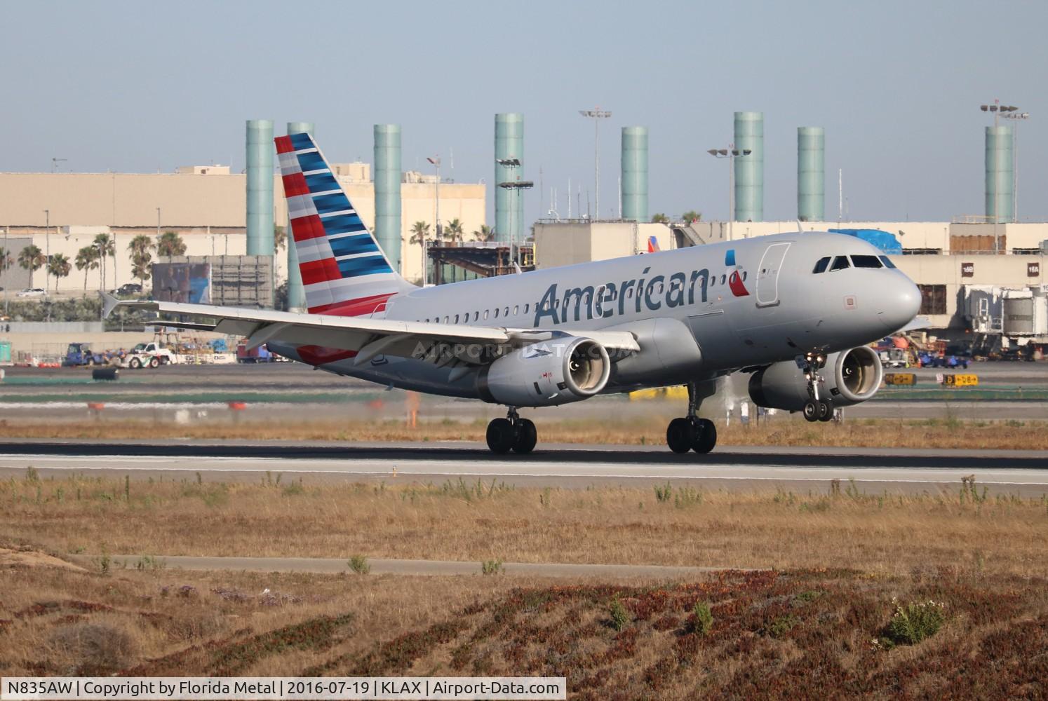 N835AW, 2005 Airbus A319-132 C/N 2458, American
