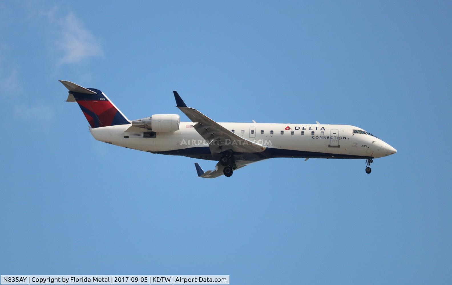 N835AY, 2005 Bombardier CRJ-200ER (CL-600-2B19) C/N 8035, Delta Connection
