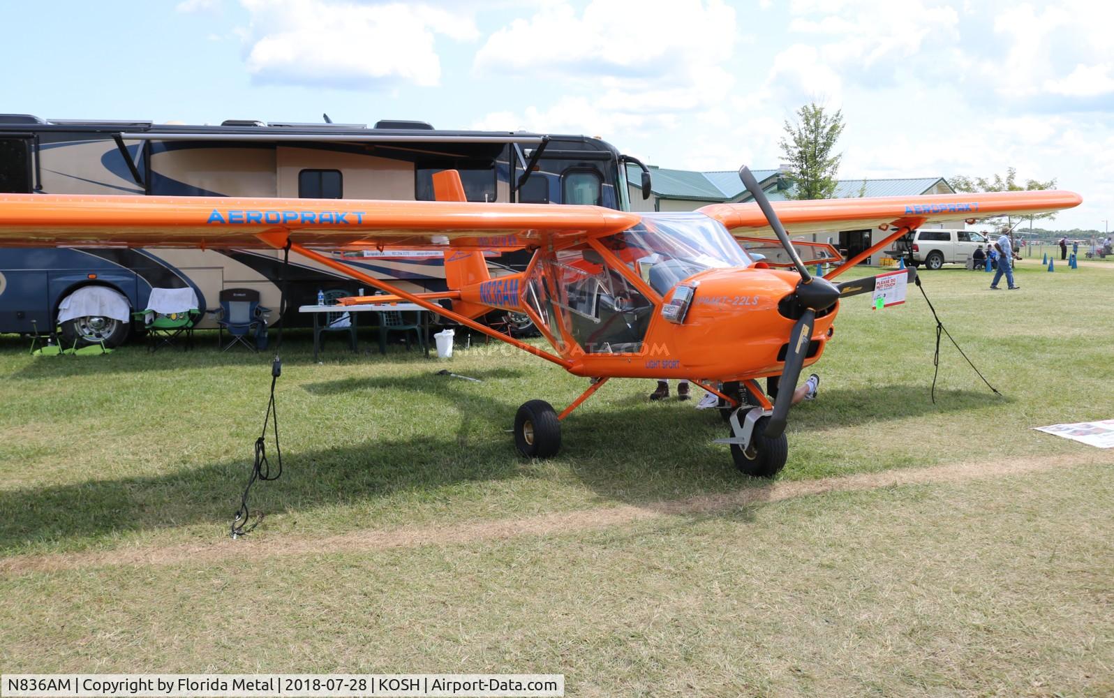 N836AM, 2017 Aeroprakt A22-LS Foxbat C/N 285, Aeroprakt A22