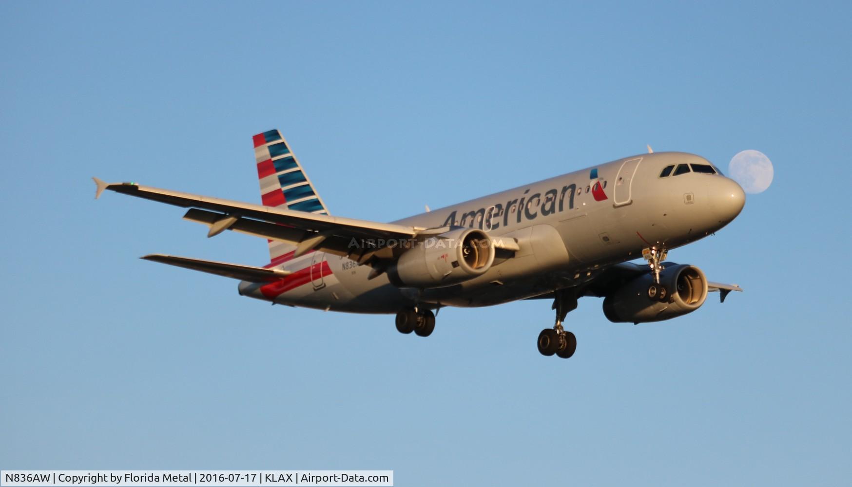 N836AW, 2005 Airbus A319-132 C/N 2570, American
