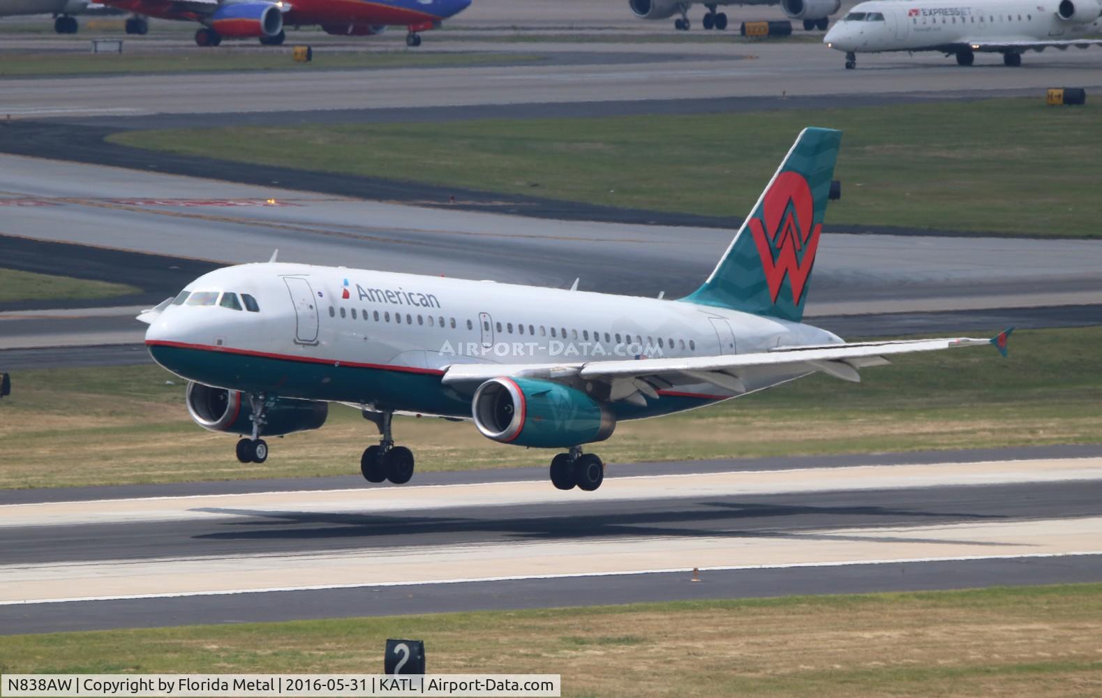 N838AW, 2005 Airbus A319-132 C/N 2615, America West