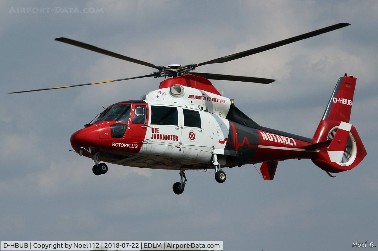 D-HBUB, Aérospatiale AS-365N Dauphin 2 C/N 6514, Akkon Bochum 89-1