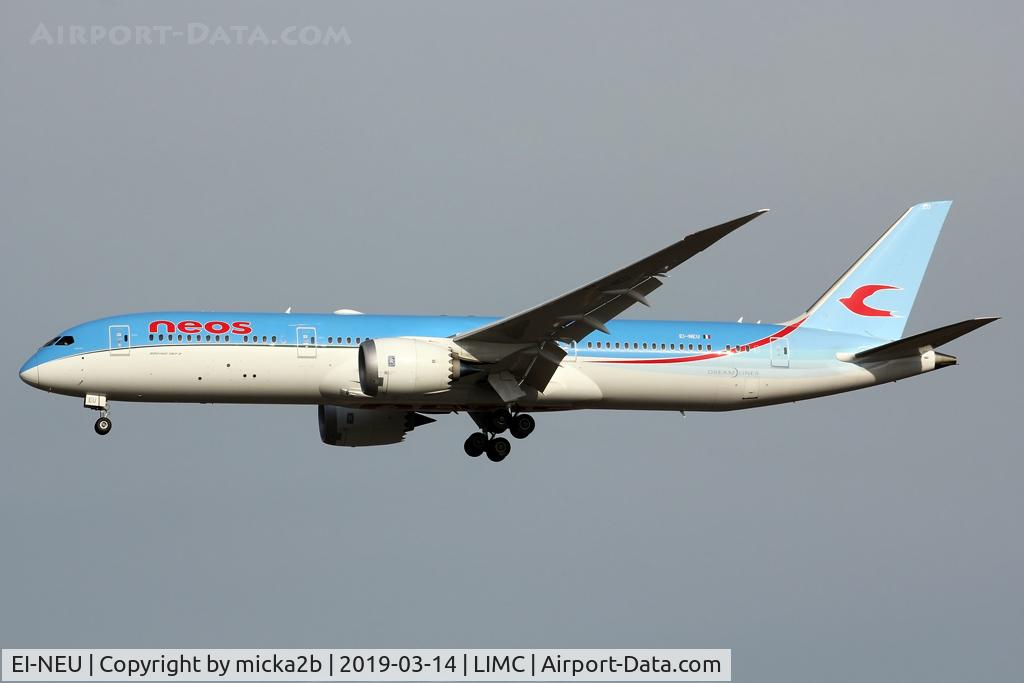 EI-NEU, 2018 Boeing 787-9 Dreamliner C/N 38794, Landing