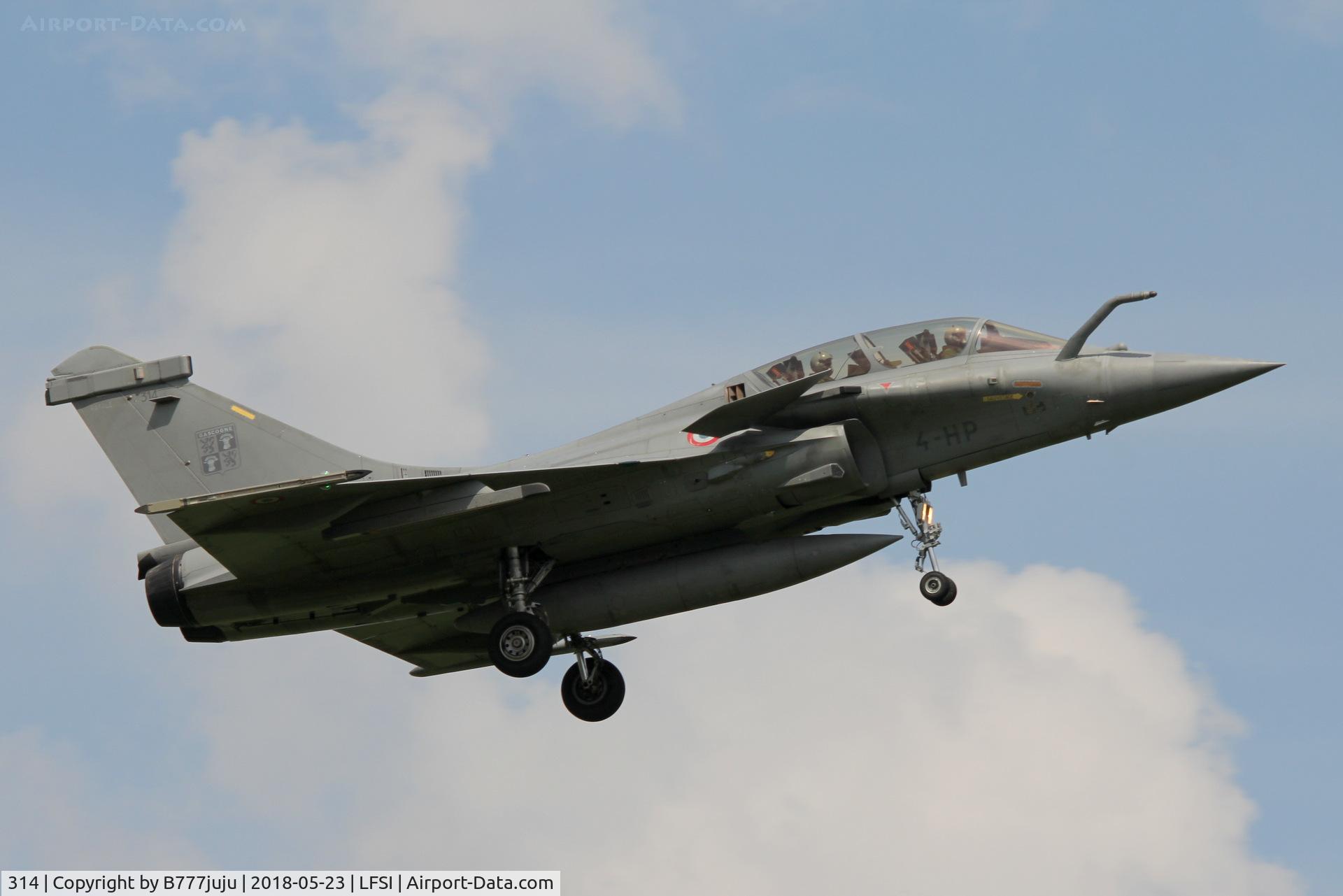314, Dassault Rafale B C/N 314, at Saint Dizier