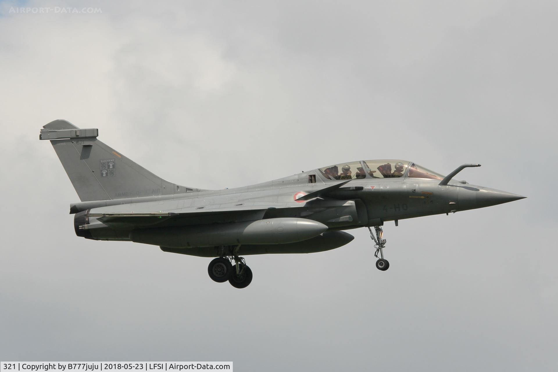 321, 2007 Dassault Rafale B C/N 321, at Saint-Dizier