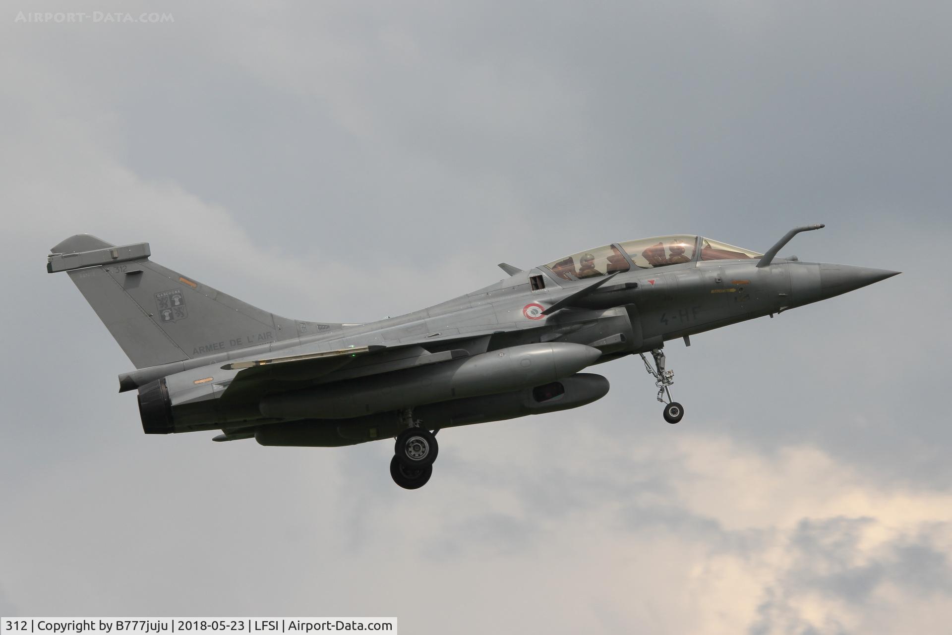 312, Dassault Rafale B C/N 312, at Saint-Dizier