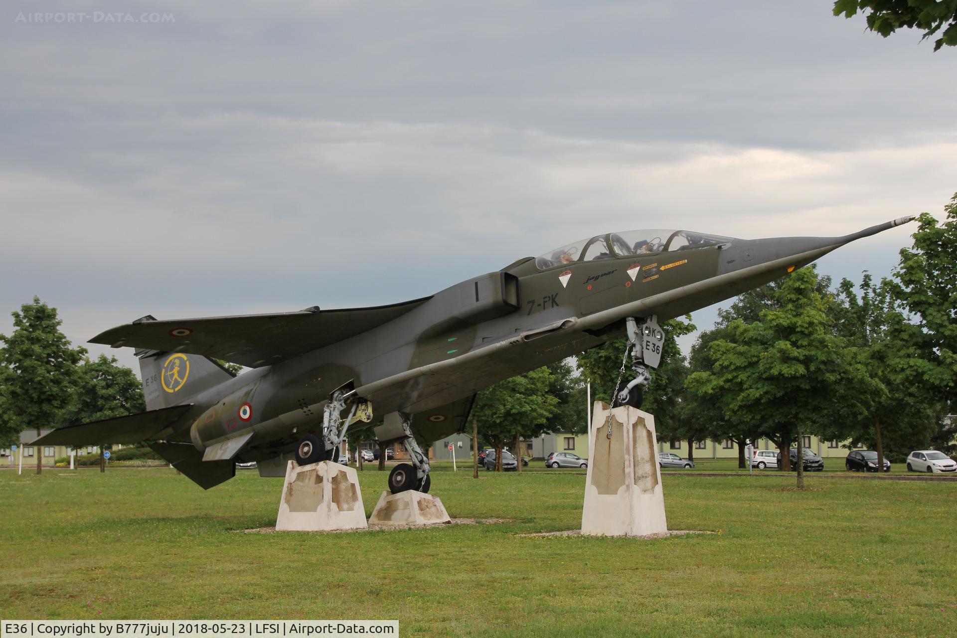 E36, Sepecat Jaguar E C/N E36, at Saint-Dizier