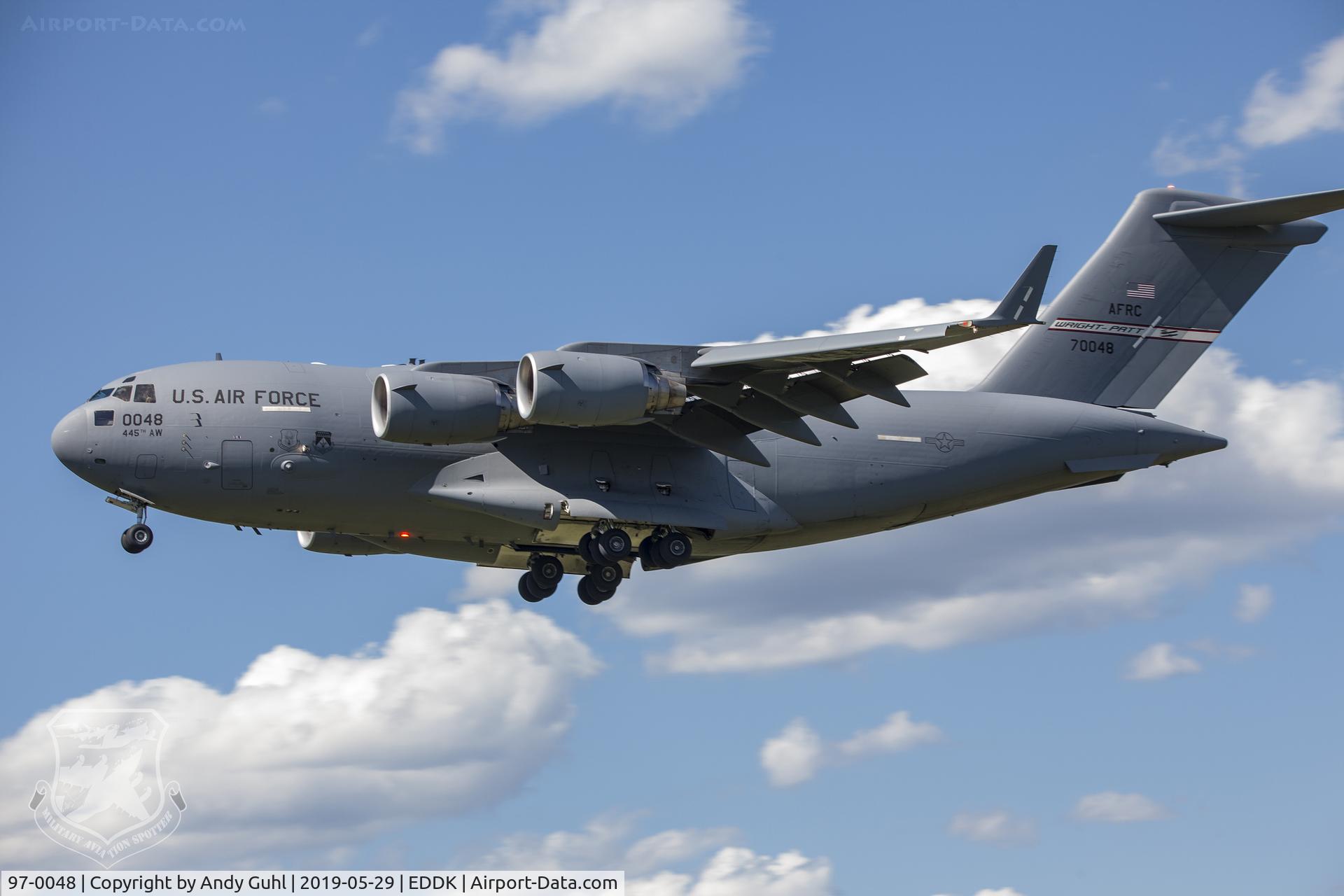 97-0048, 1997 Boeing C-17A Globemaster III C/N P-48, Boeing C-17A Globemaster III