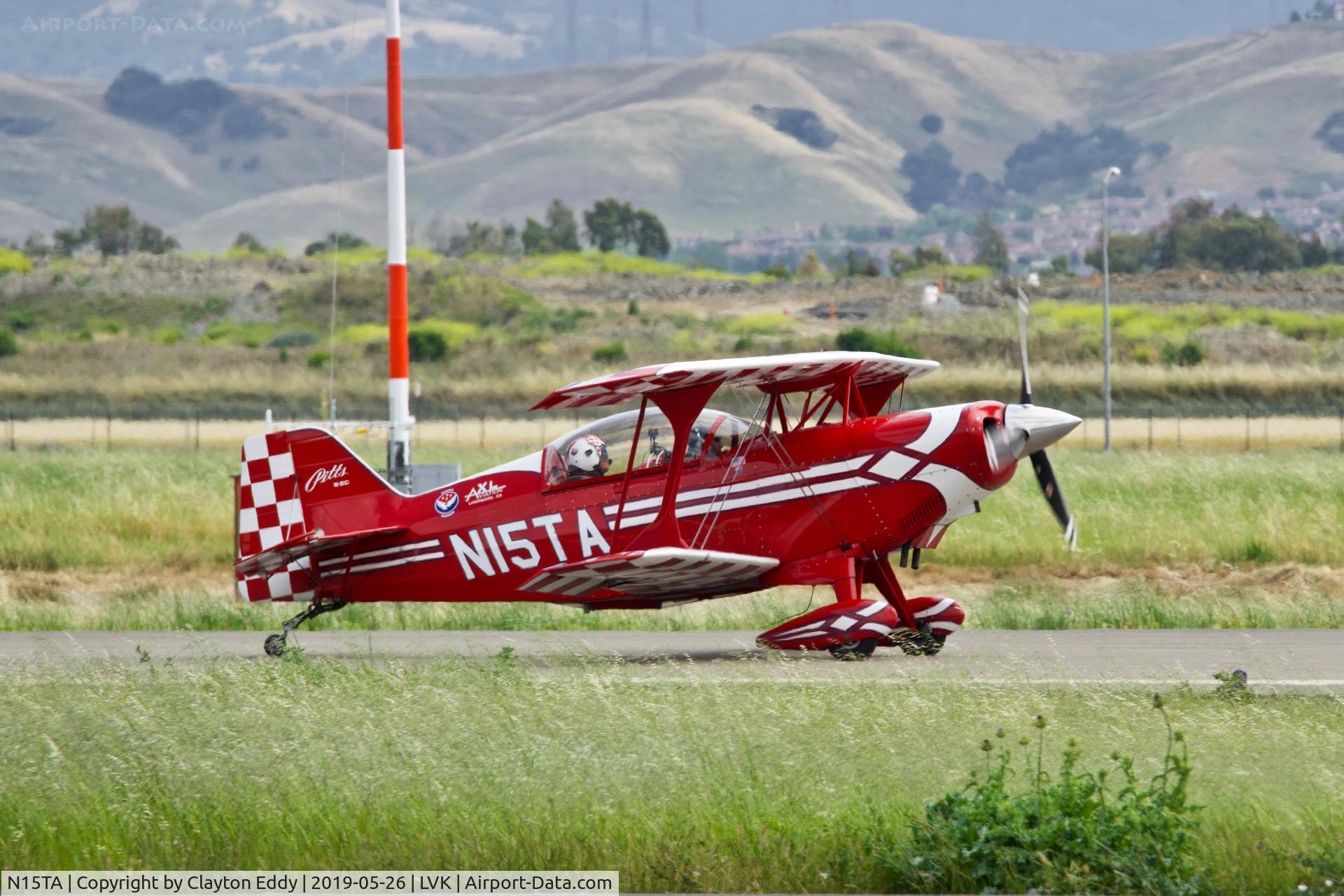 N15TA, 2001 Aviat Pitts S-2C Special C/N 6045, Livermore Airport California 2019.