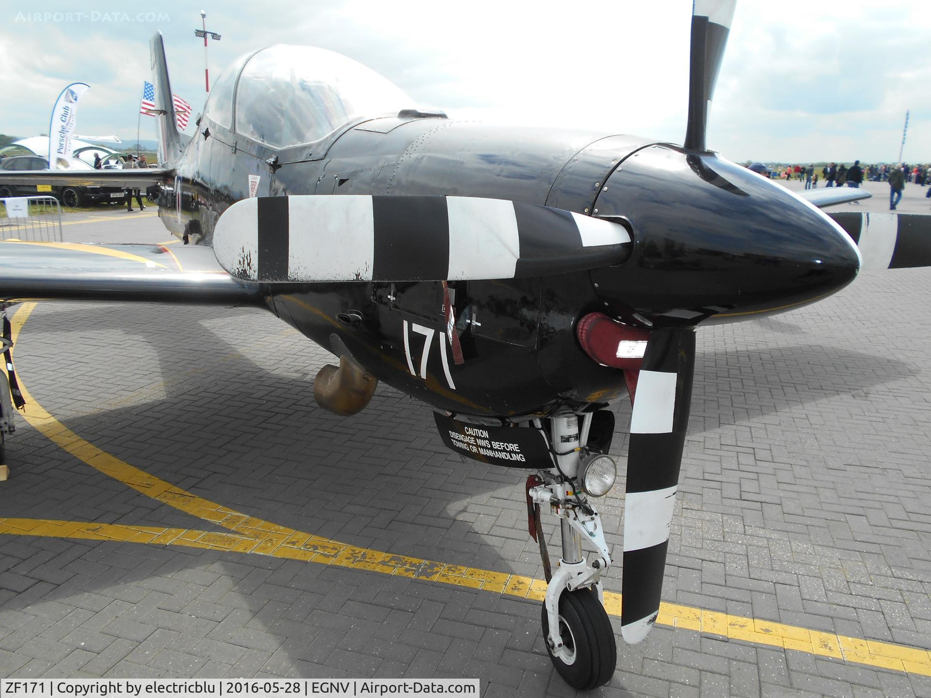 ZF171, 1989 Short S-312 Tucano T1 C/N S023/T23, ZF171 - Short Tucano T1 @ Skylive, Durham Tees Valley Airport 2016