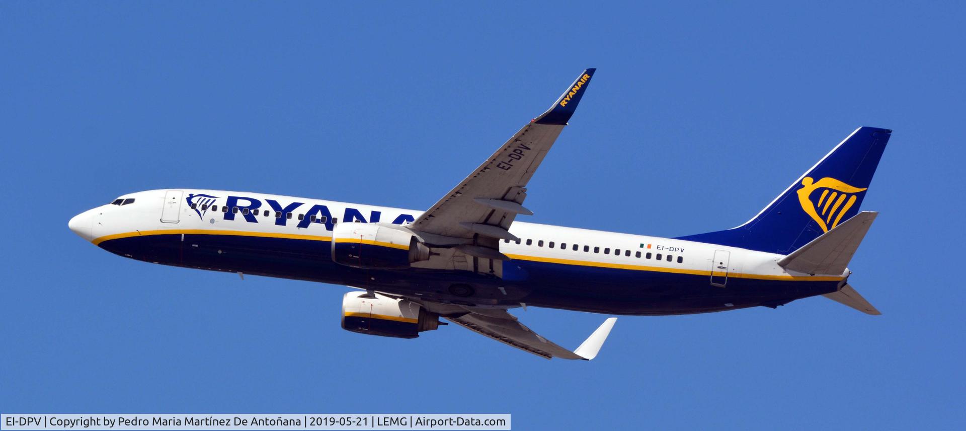 EI-DPV, 2007 Boeing 737-8AS C/N 35551, Aeropuerto de Málaga - Spain