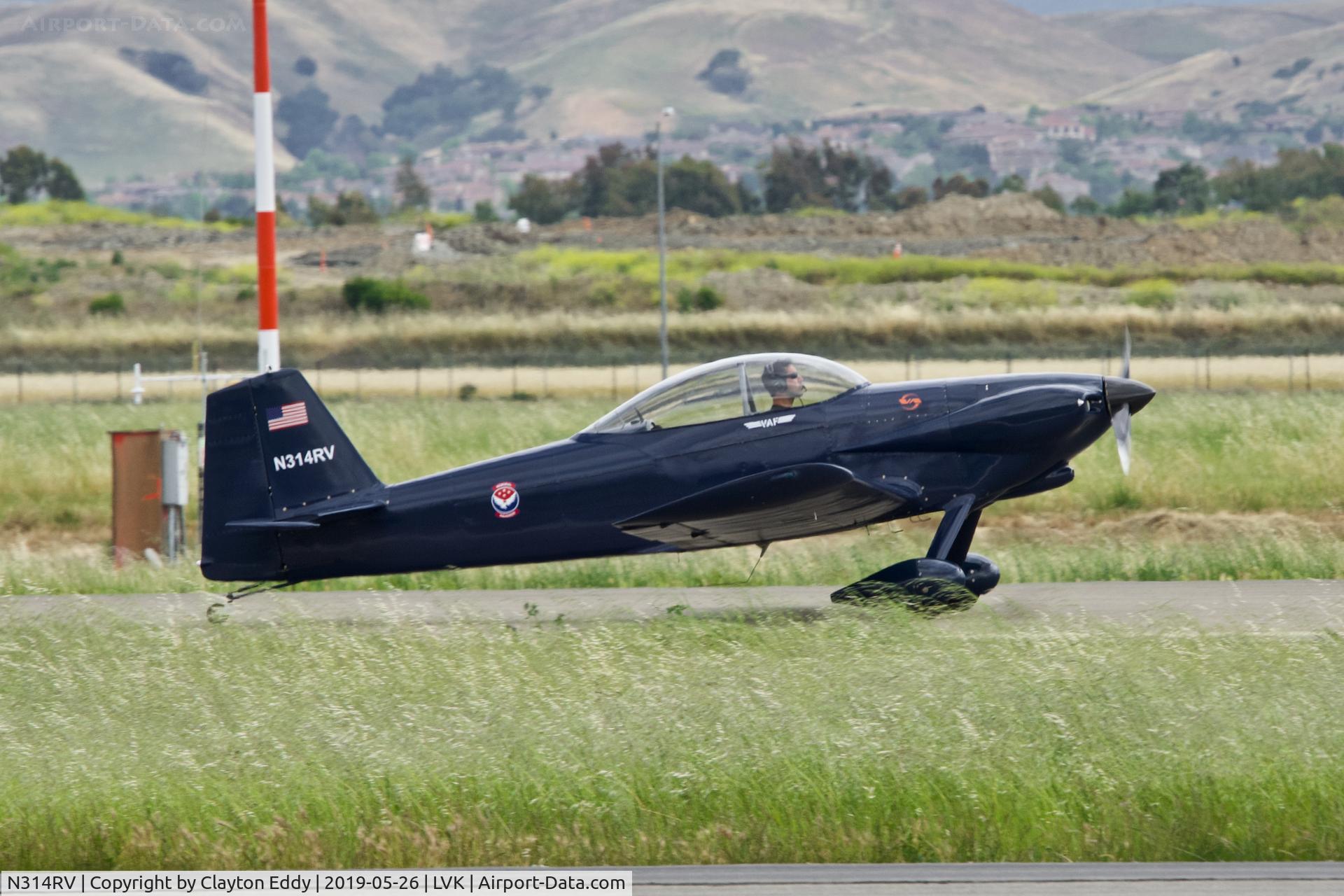 N314RV, 2007 Vans RV-4 C/N 802, Livermore Airport California 2019.
