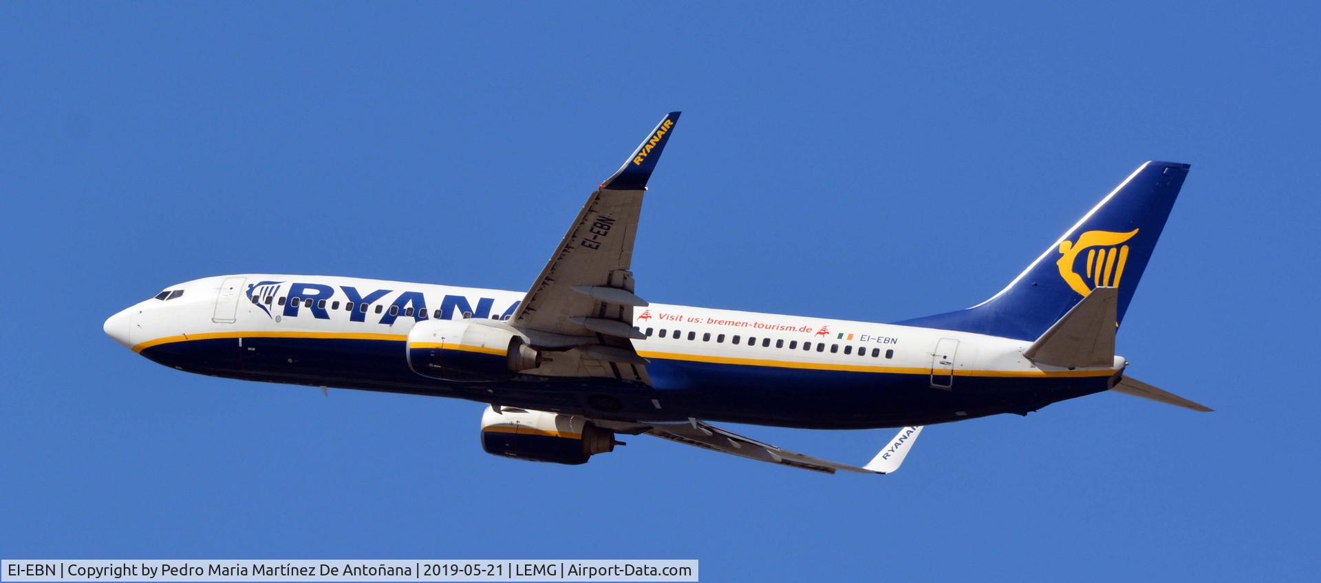 EI-EBN, 2009 Boeing 737-8AS C/N 35003, Aeropuerto de Málaga - Spain