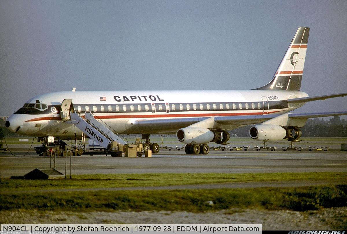 N904CL, 1960 Douglas DC-8-33 C/N 45376, Munich - Riem (MUC / EDDM) [CLOSED]
Germany - September 28, 1977 

Posted on Airliners.net Aviation Photo #2430801