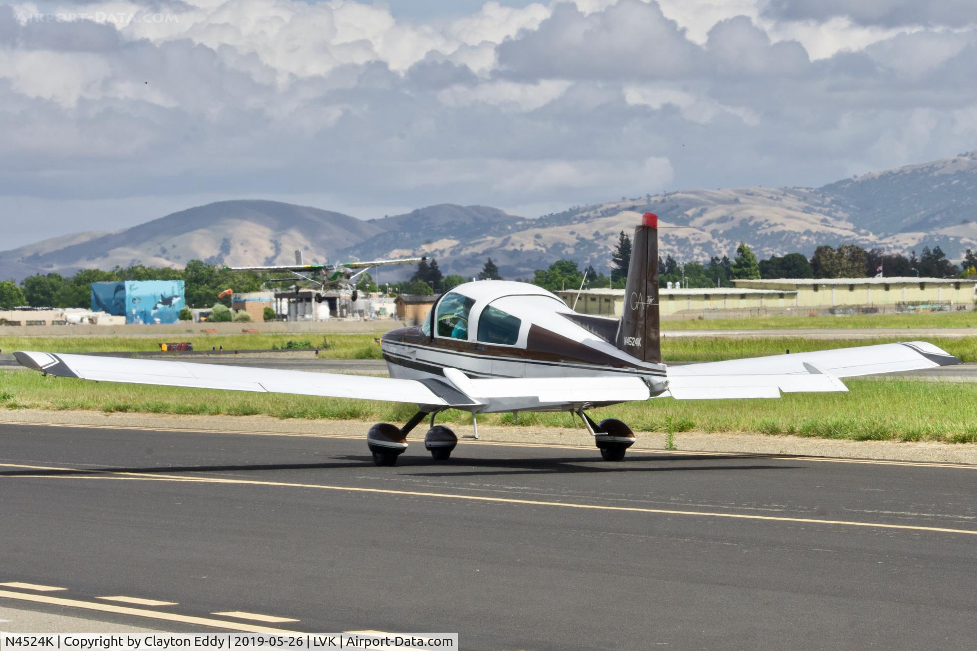 N4524K, 1979 Gulfstream American Corp AA-5B C/N AA5B1100, Livermore Airport California 2019.