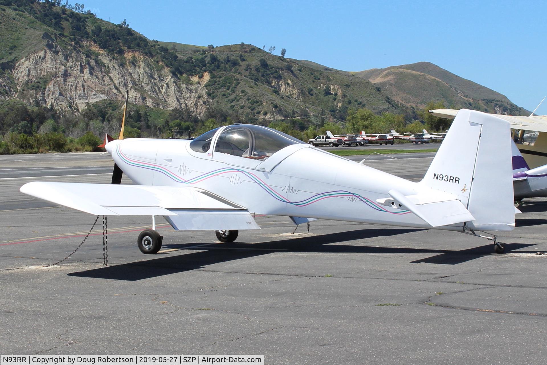 N93RR, 2018 Vans RV-9 C/N 91757, 2018 Reid VAN's RV-9, Lycoming O-320 on transient ramp