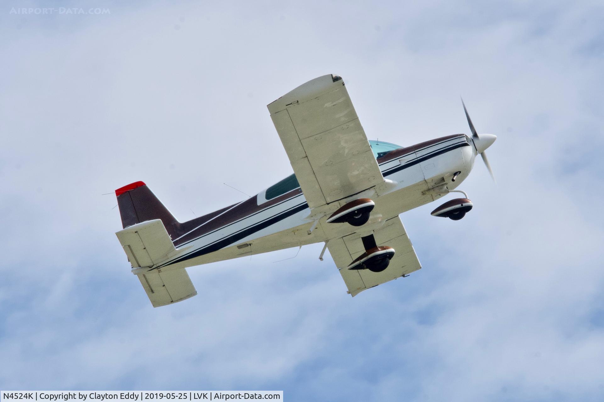 N4524K, 1979 Gulfstream American Corp AA-5B C/N AA5B1100, Livermore Airport California 2019.