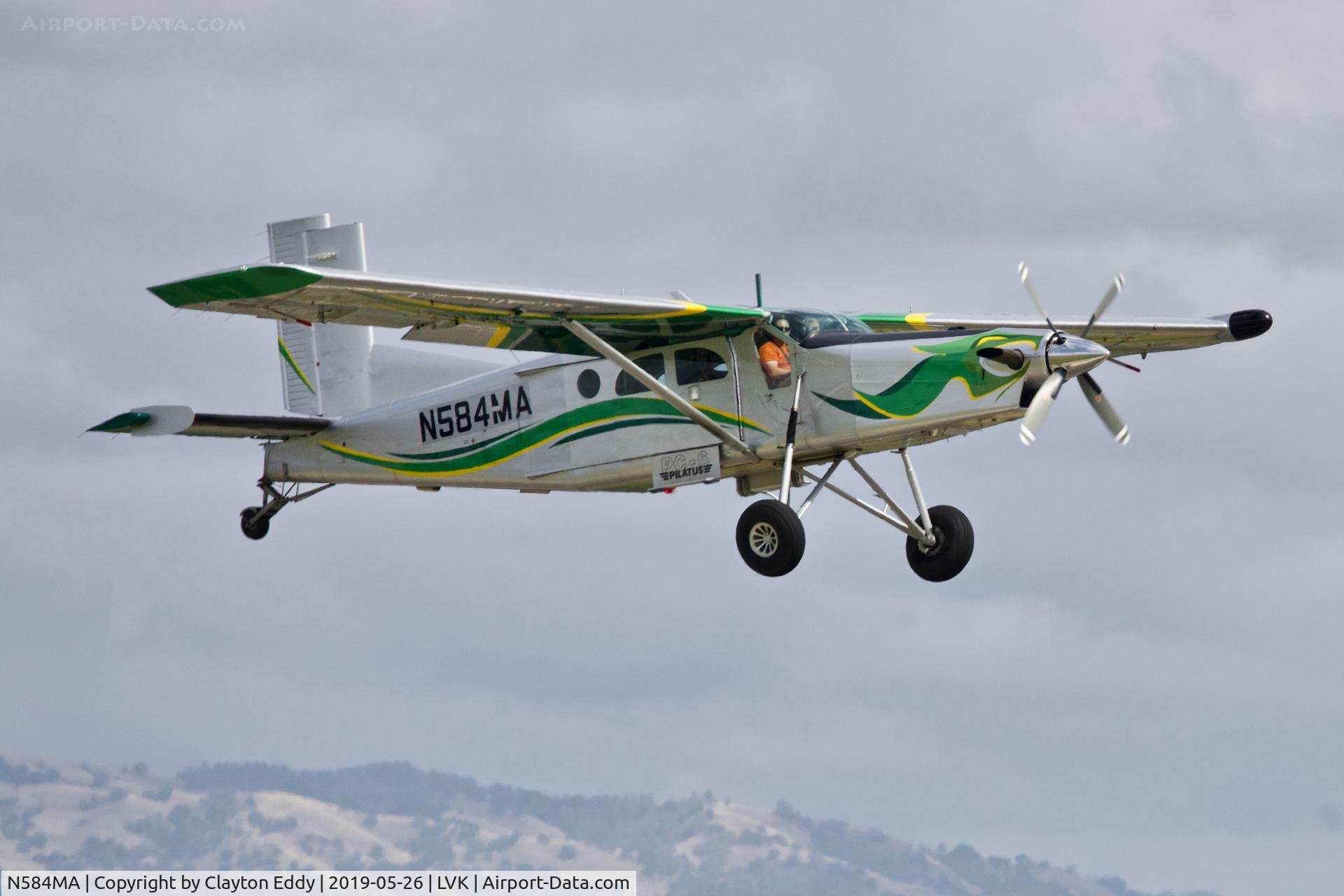 N584MA, 2011 Pilatus PC-6/B2-H4 C/N 978, Livermore Airport California 2019.