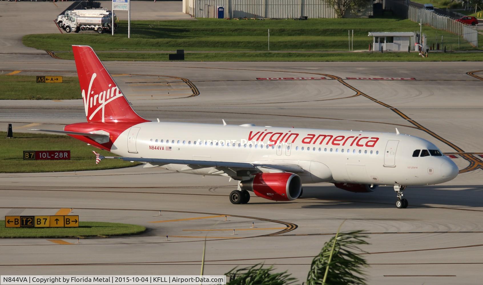 N844VA, Airbus A320-214 C/N 4851, Virgin America