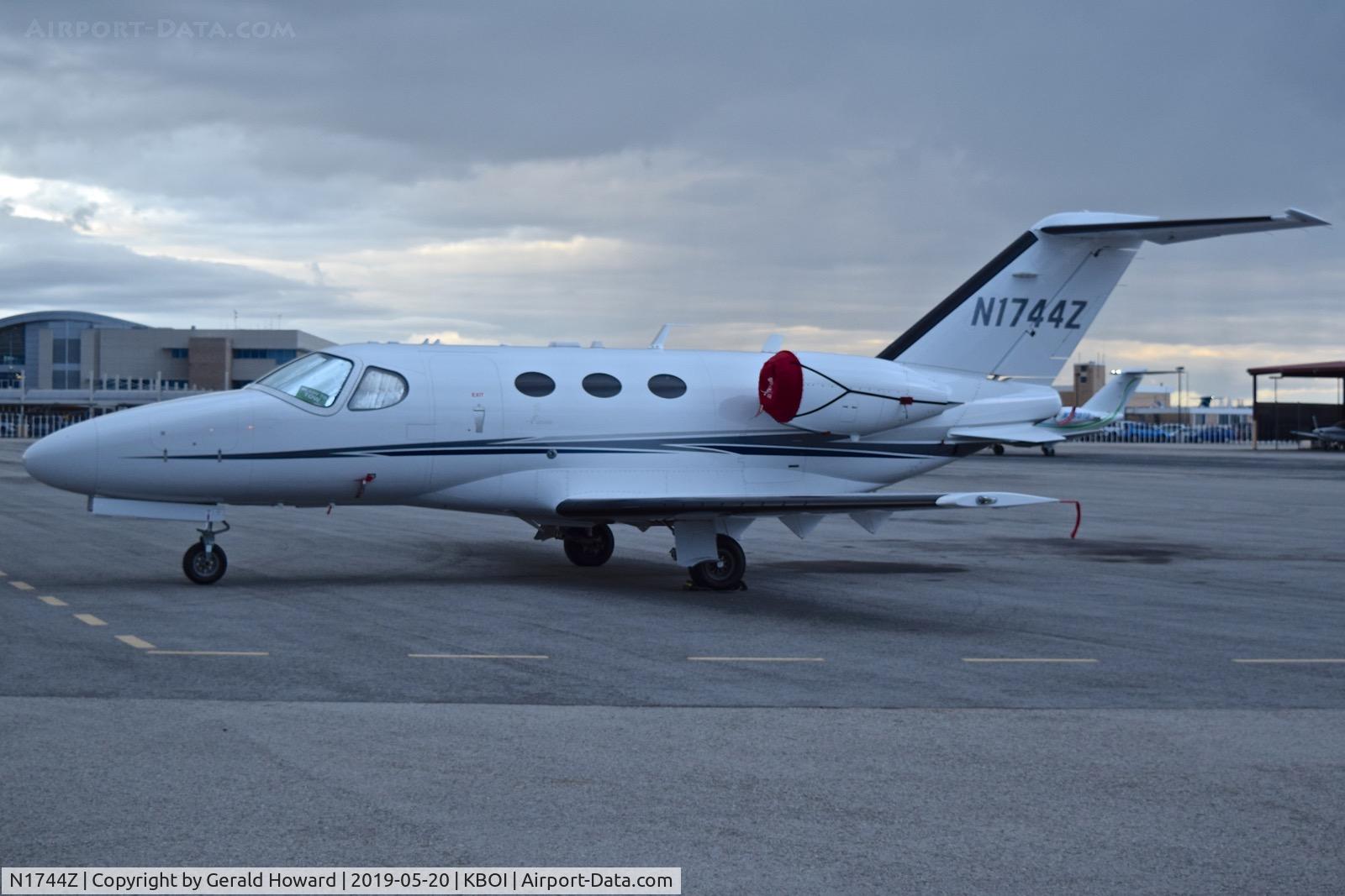 N1744Z, 2011 Cessna 510 Citation Mustang Citation Mustang C/N 510-0345, Parked on the north GA ramp.