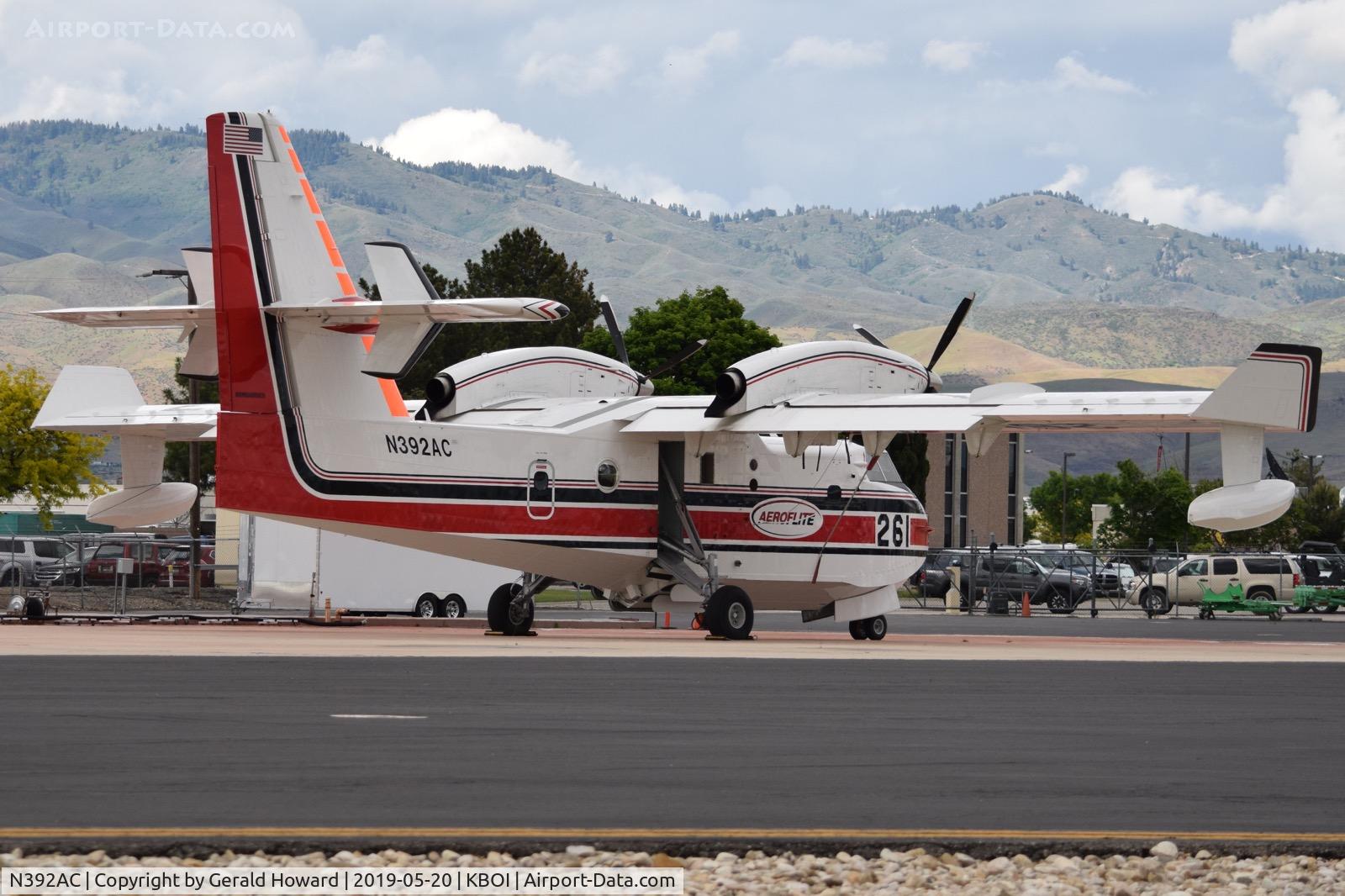 N392AC, 2014 Bombardier CL-215-6BN (CL-415) C/N 2092, Parked on the NIFC ramp.