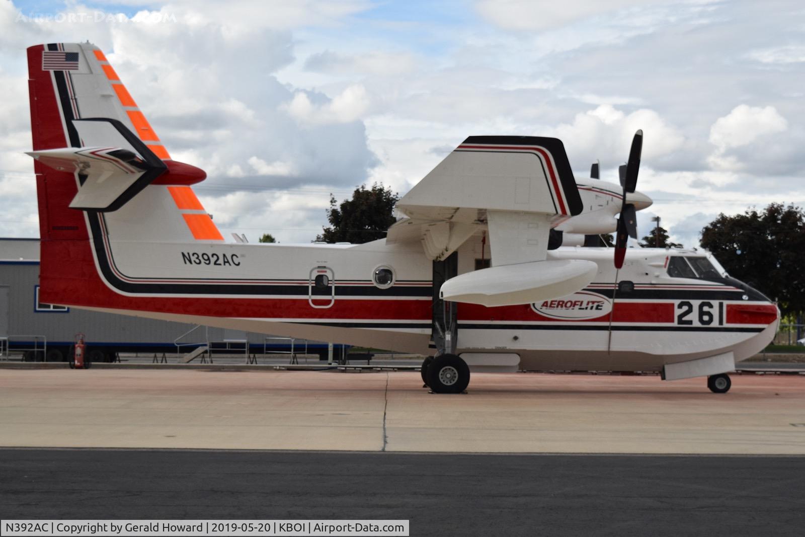 N392AC, 2014 Bombardier CL-215-6BN (CL-415) C/N 2092, Parked on the NIFC ramp.