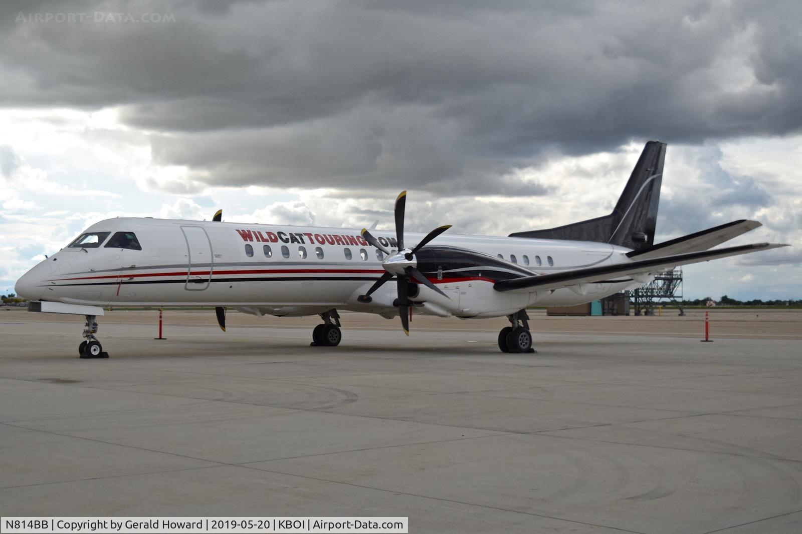 N814BB, 1996 Saab 2000 C/N 2000-034, Parked on the south GA ramp.