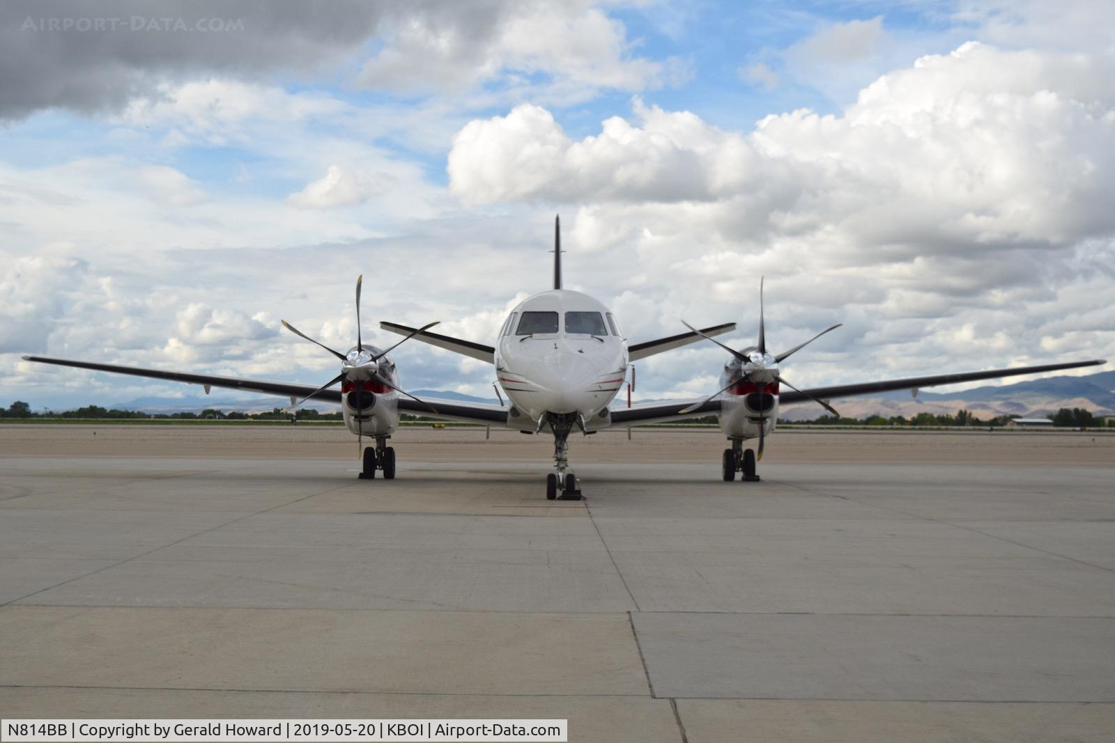 N814BB, 1996 Saab 2000 C/N 2000-034, Parked on the south GA ramp.