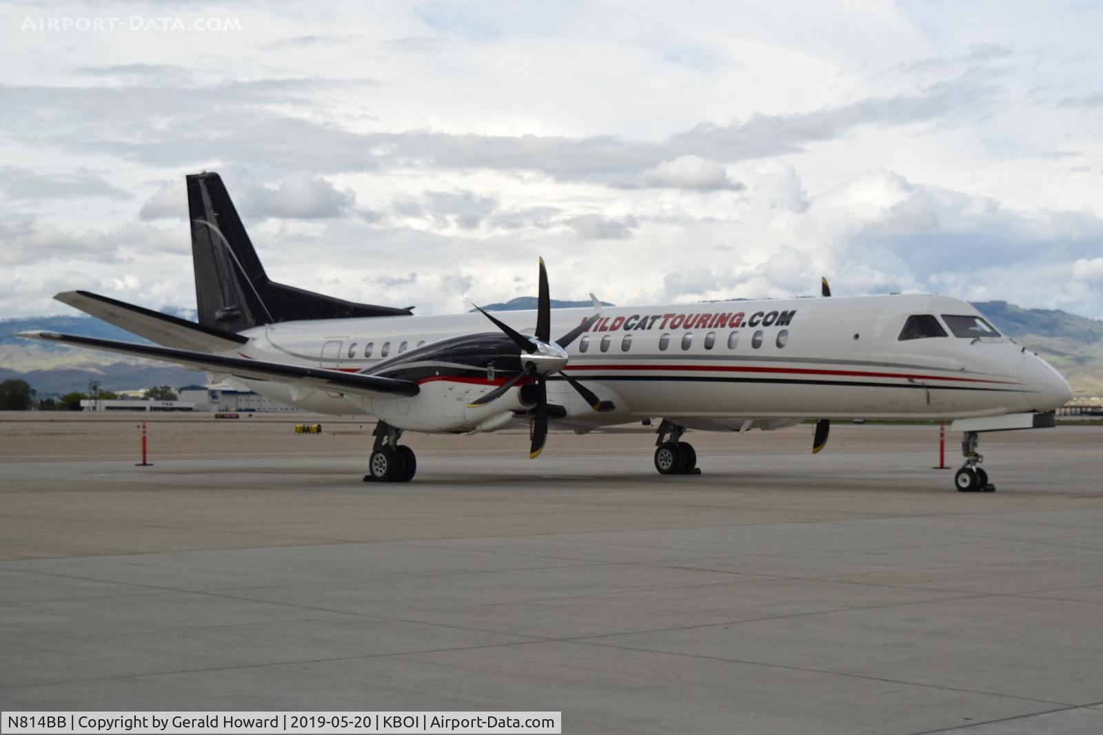 N814BB, 1996 Saab 2000 C/N 2000-034, Parked on the south GA ramp.