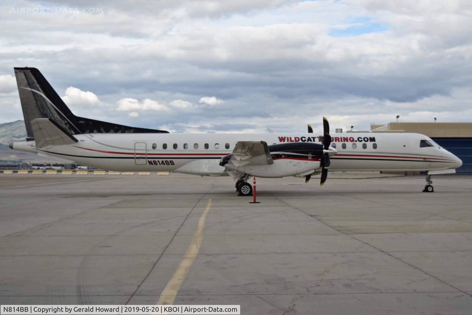N814BB, 1996 Saab 2000 C/N 2000-034, Parked on the south GA ramp.