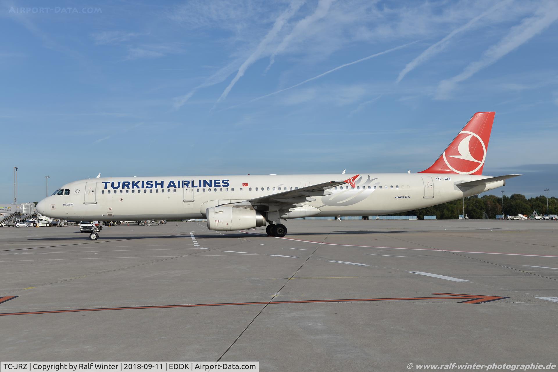 TC-JRZ, 2012 Airbus A321-231 C/N 5118, Airbus A321-231 - TK THY THY Turkish Airlines 'Maltepe' - 5118 - TC-JRZ - 11.09.2018 - CGN