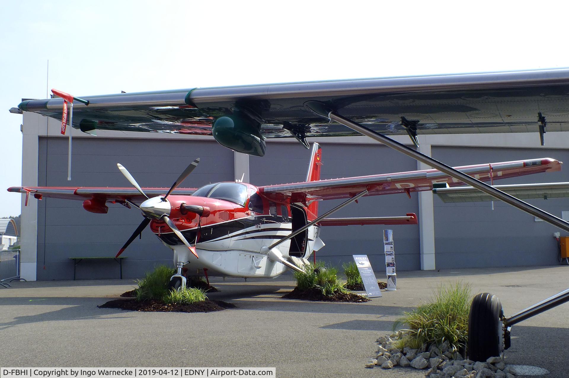 D-FBHI, 2017 Quest Kodiak 100 C/N 100-0219, Quest Kodiak 100 at the AERO 2019, Friedrichshafen