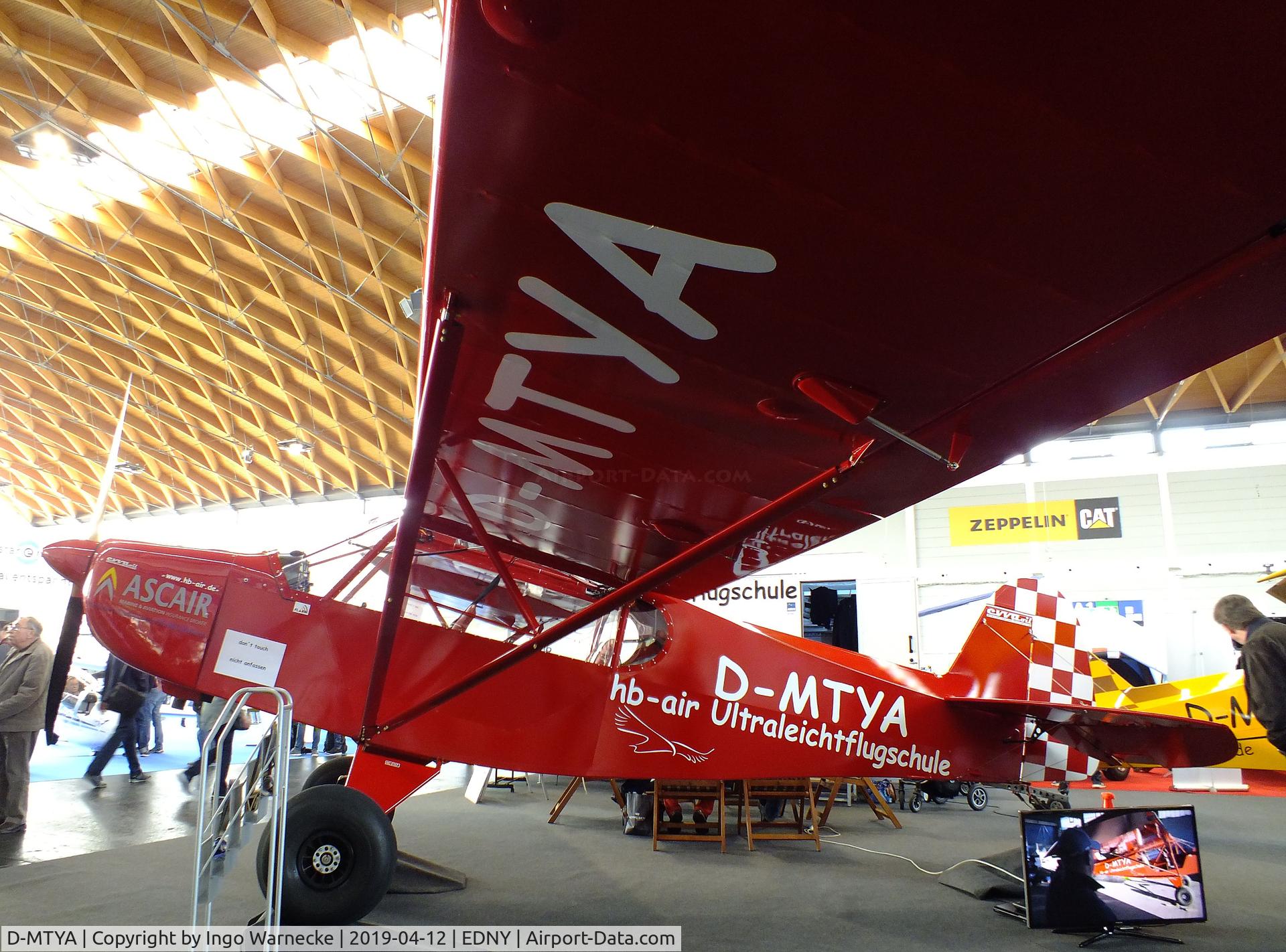 D-MTYA, Zlin Savage Classic C/N 0242, Zlin Savage Classic at the AERO 2019, Friedrichshafen