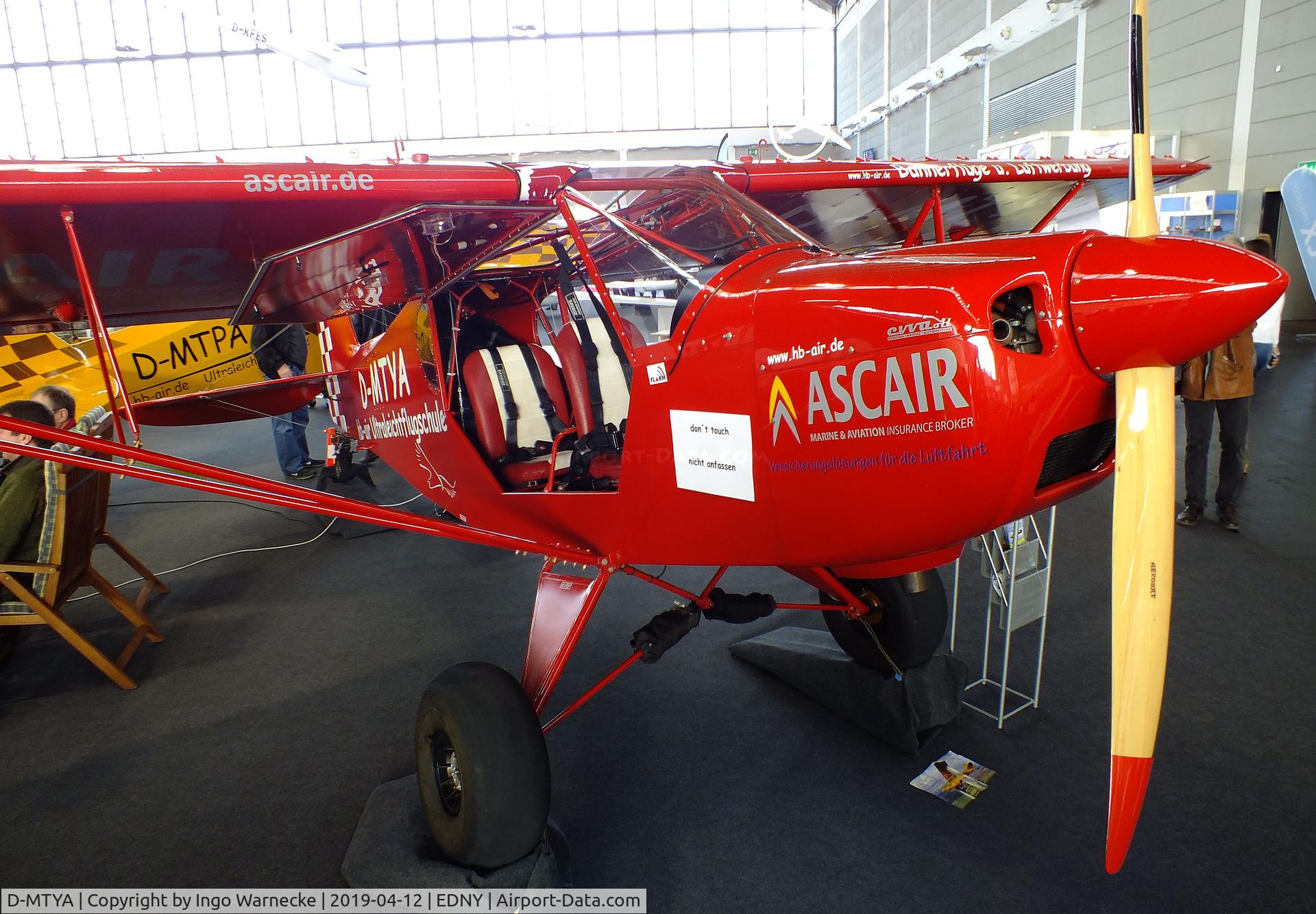 D-MTYA, Zlin Savage Classic C/N 0242, Zlin Savage Classic at the AERO 2019, Friedrichshafen
