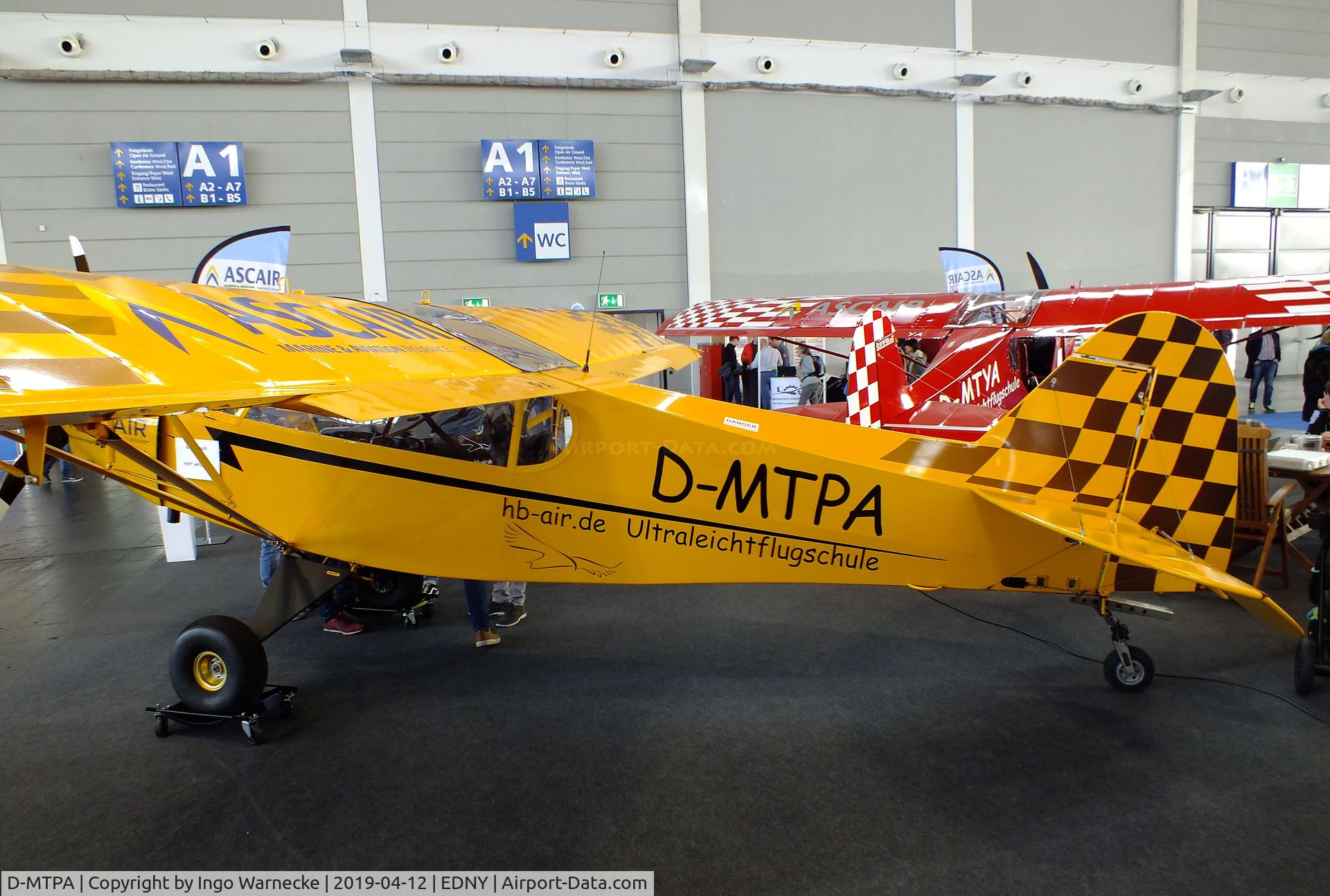 D-MTPA, Zlin Savage 912 C/N 0155, Zlin Savage 912 at the AERO 2019, Friedrichshafen