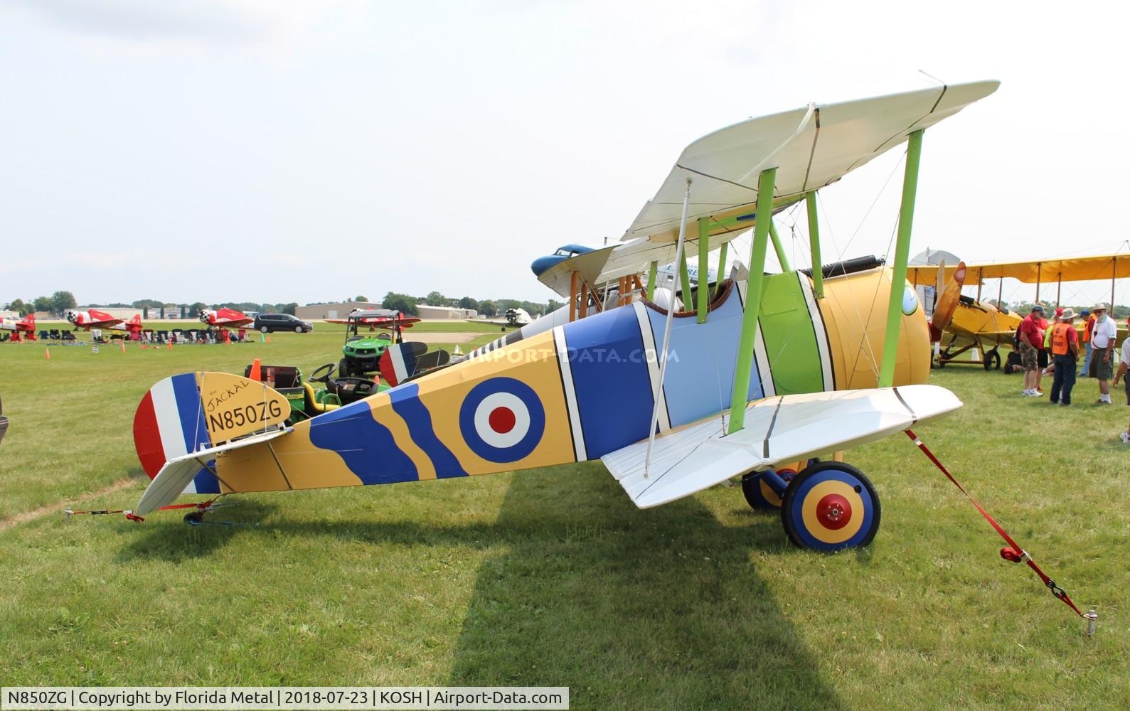 N850ZG, Genius Garage Sopwith Camel replica C/N 001, Sopwith Camel