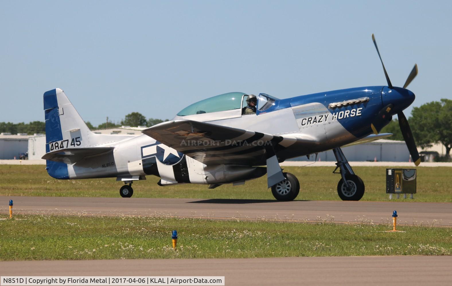 N851D, 1944 North American P-51D Mustang C/N 44-84745, Crazy Horse