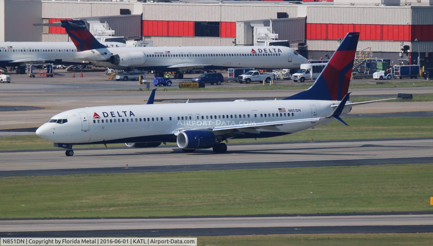 N851DN, 2016 Boeing 737-932/ER C/N 31962, Delta 737-932