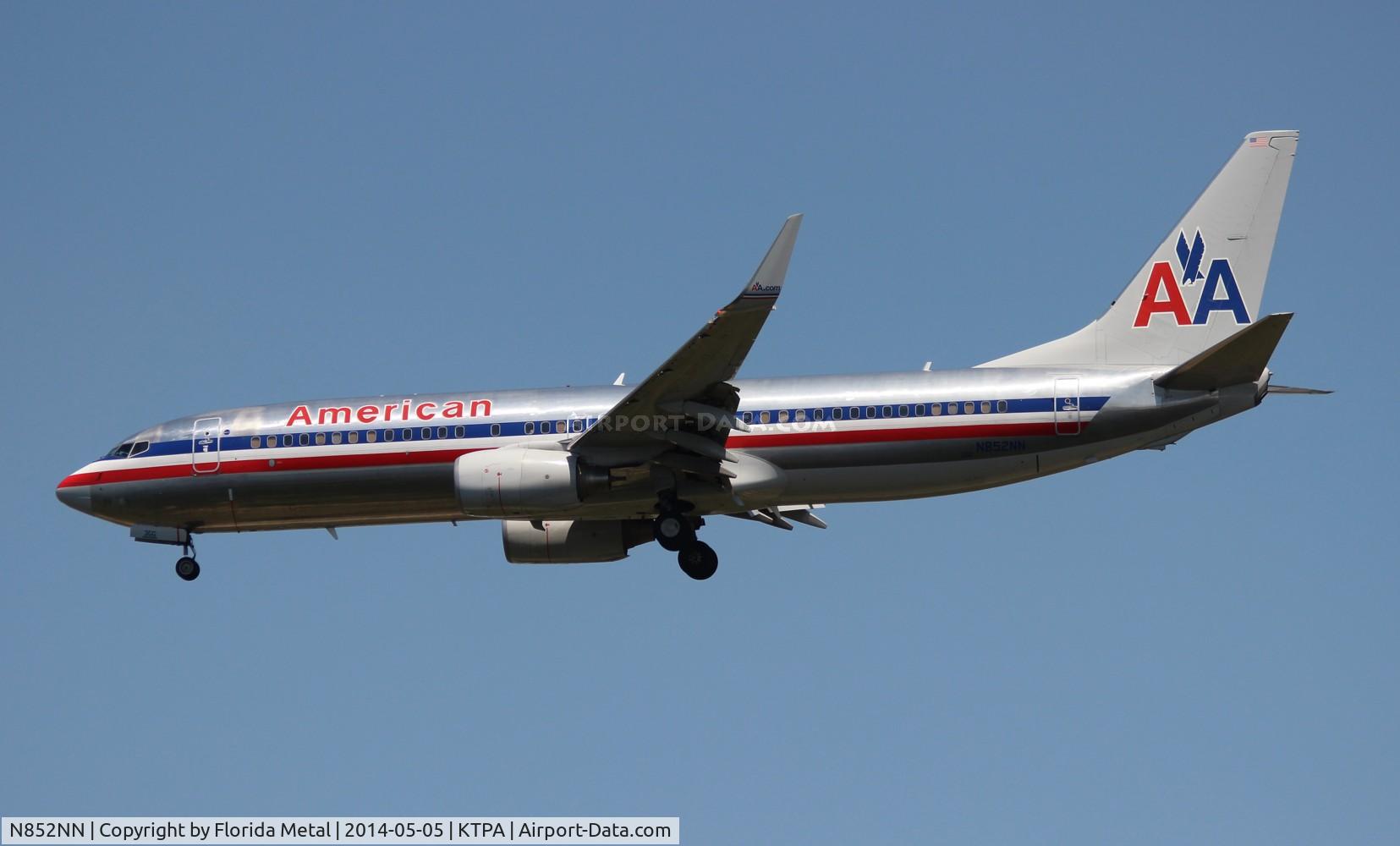 N852NN, 2010 Boeing 737-823 C/N 40581, American