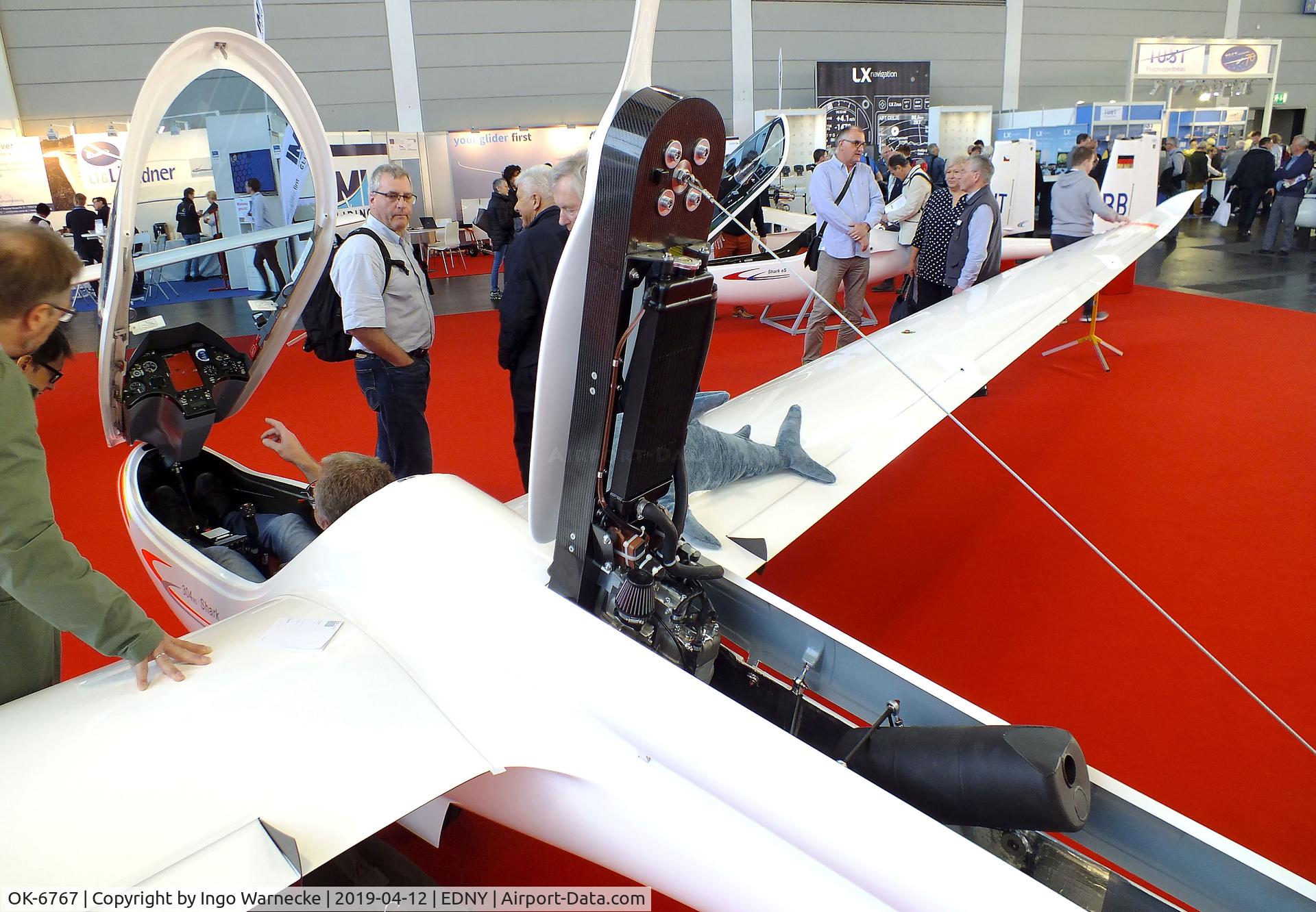 OK-6767, HPH Glasflügel 304 S C/N 002-S, HPH 304S Shark at the AERO 2019, Friedrichshafen