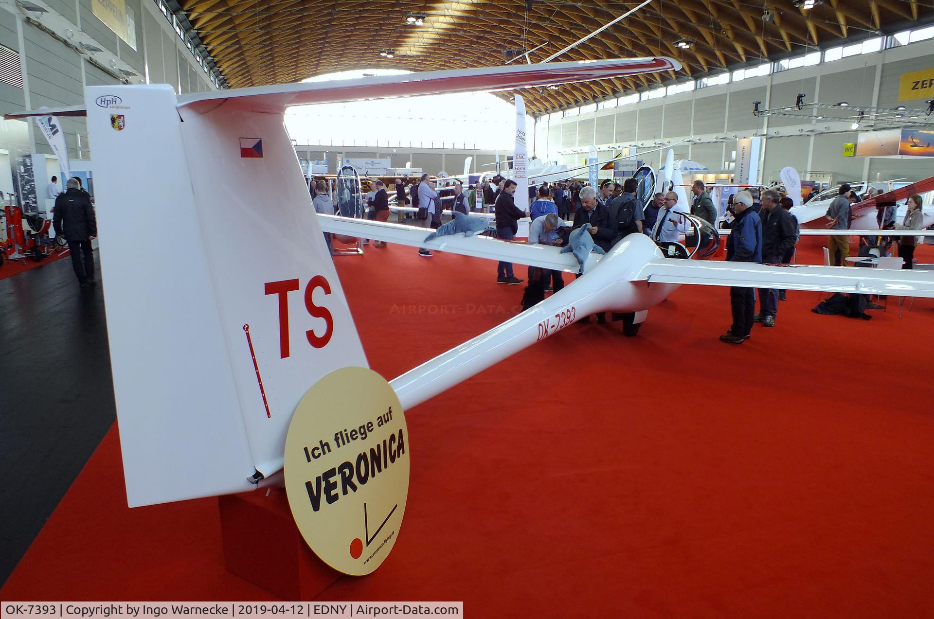 OK-7393, 2017 HPH Glasflügel 304 TS C/N 001-TS, HPH 304TS Twin Shark at the AERO 2019, Friedrichshafen