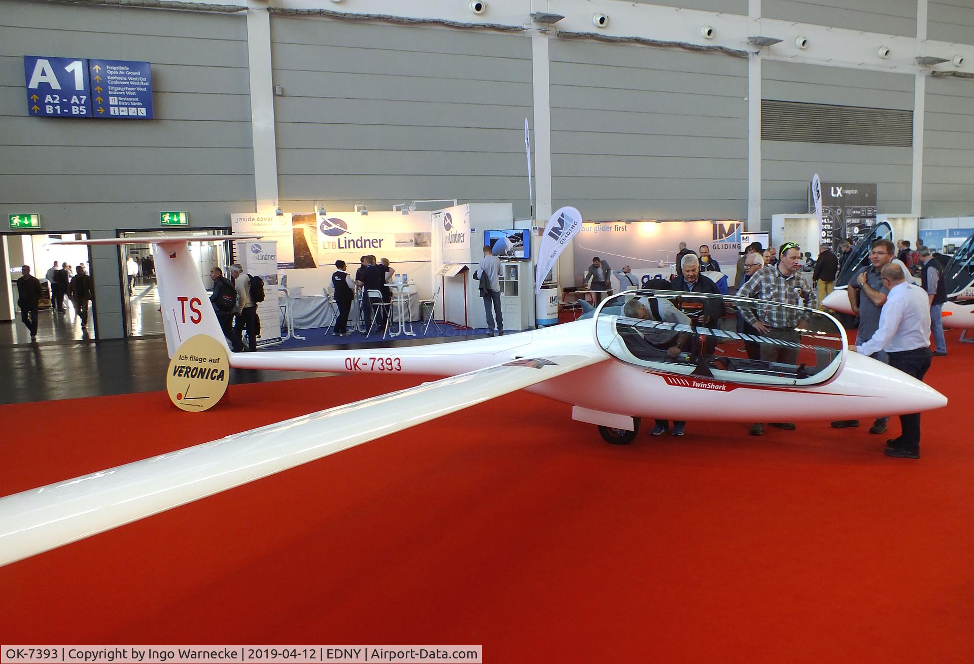 OK-7393, 2017 HPH Glasflügel 304 TS C/N 001-TS, HPH 304TS Twin Shark at the AERO 2019, Friedrichshafen