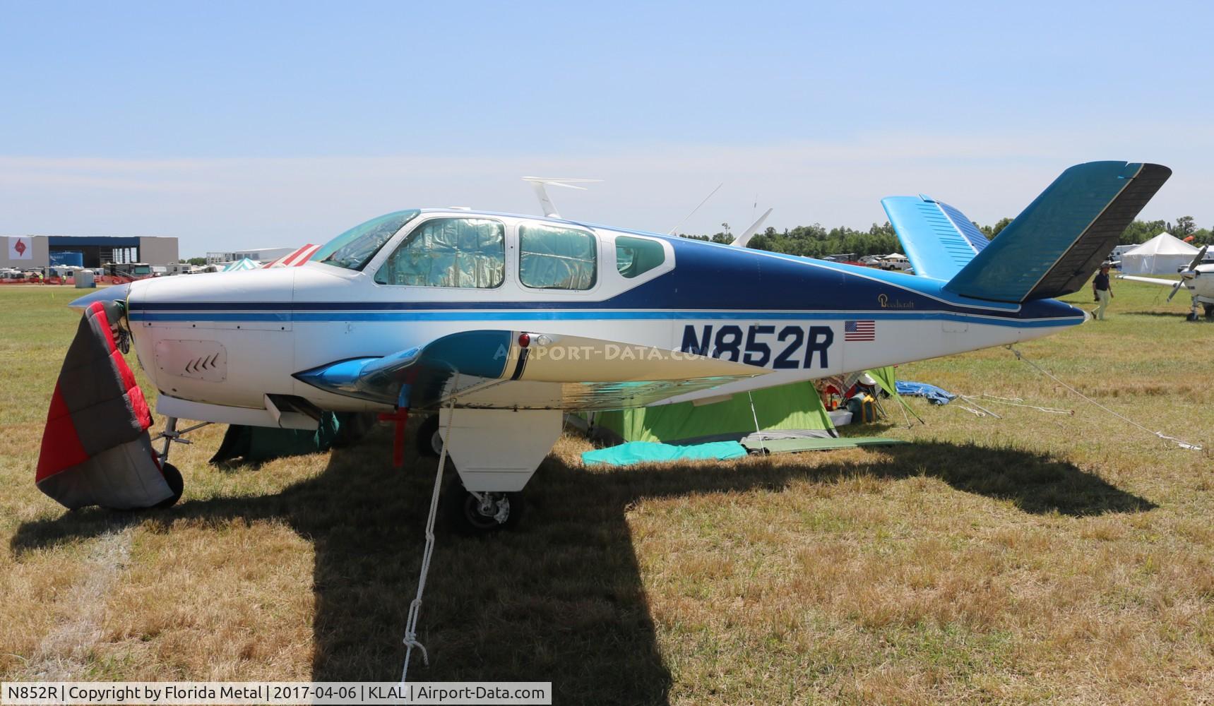 N852R, 1959 Beech M35 Bonanza C/N D-6183, Bonanza 35
