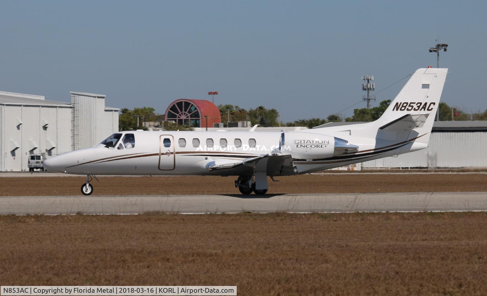 N853AC, 2007 Cessna 560 C/N 560-0774, Citation 560