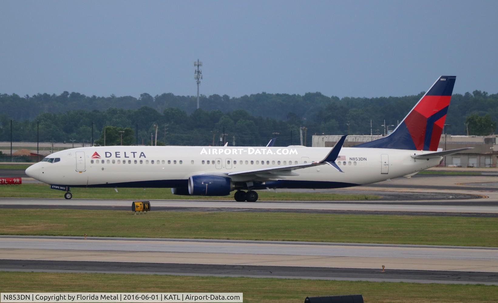 N853DN, 2016 Boeing 737-932/ER C/N 31964, Delta 737-932