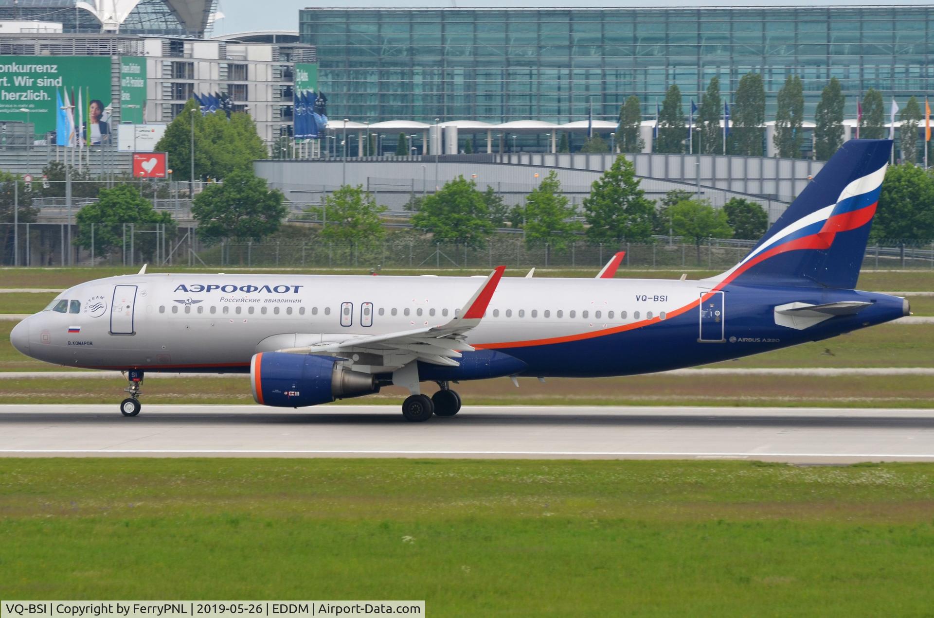 VQ-BSI, 2014 Airbus A320-214 C/N 6043, Aeroflot A320