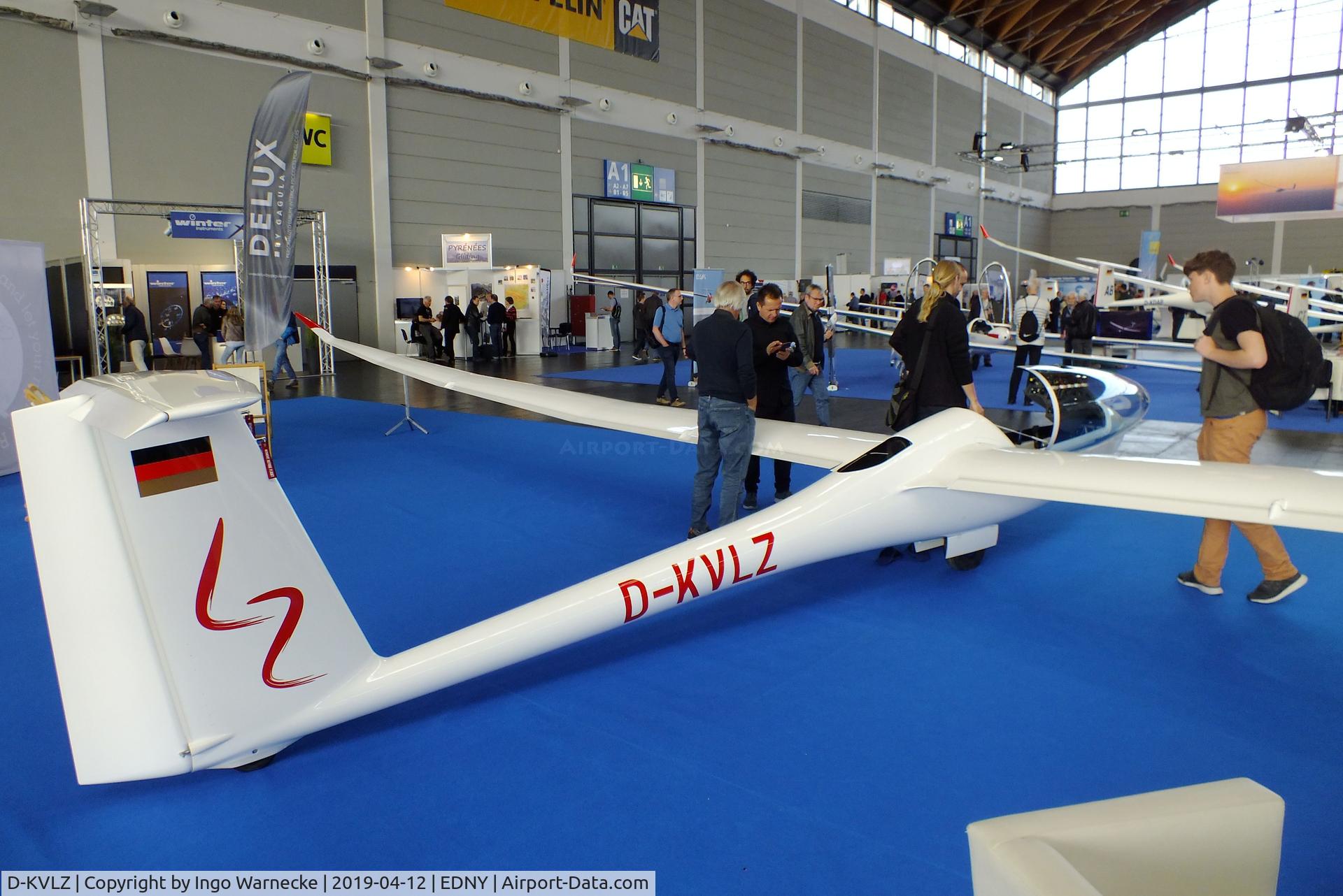 D-KVLZ, 2019 Schempp-Hirth Ventus 3F C/N Unknown D-KVLZ, Schempp-Hirth Ventus 3F with FES (front electric sustainer) at the AERO 2019, Friedrichshafen