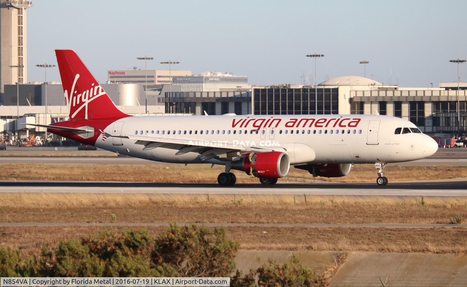 N854VA, 2012 Airbus A320-214 C/N 5058, Virgin America