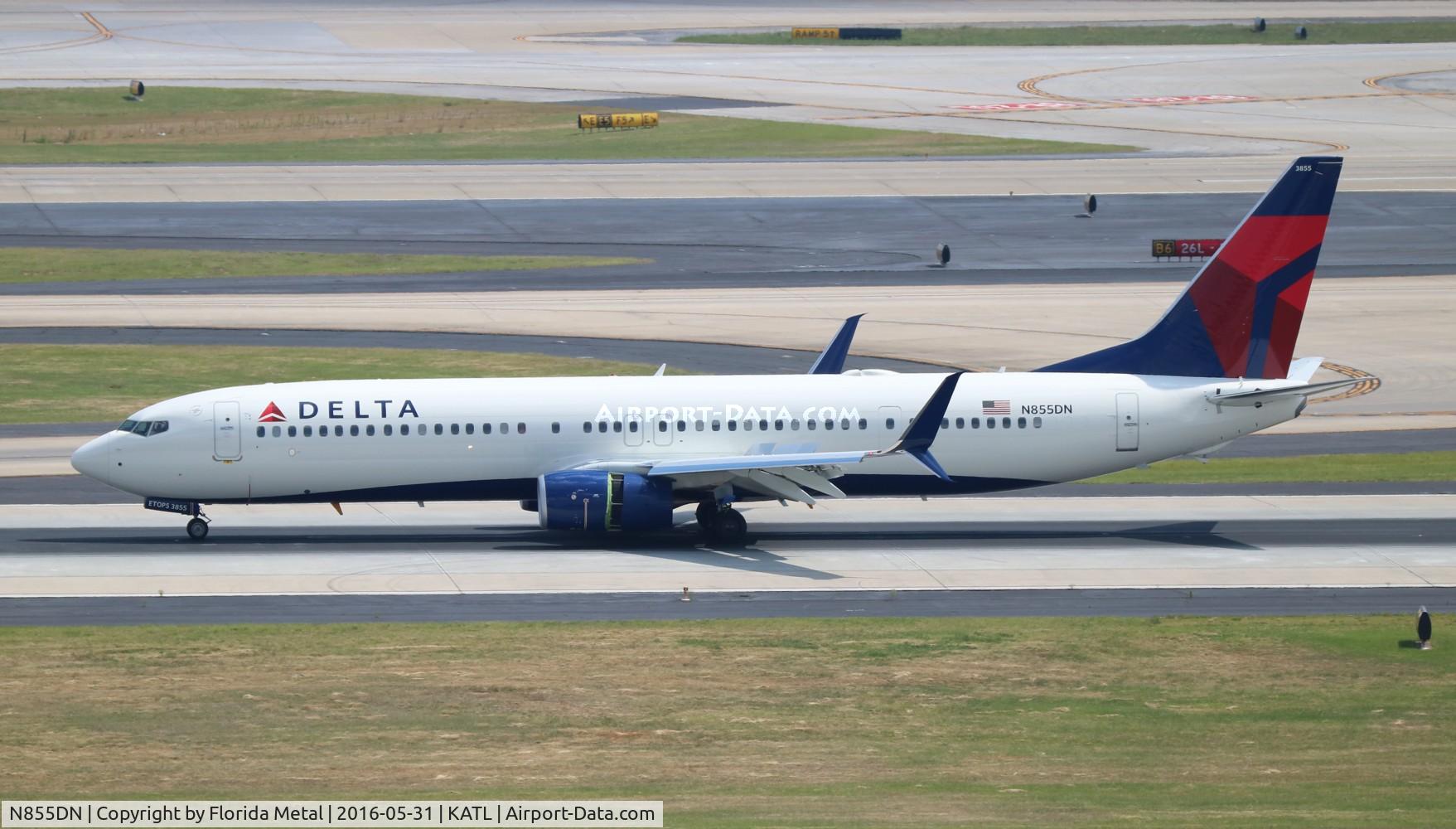 N855DN, 2016 Boeing 737-932/ER C/N 31966, Delta 737-932